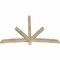 Ekena Millwork Alberta Rough Sawn Timber Gable Bracket, Douglas Fir, 84"W x 56"H x 4"D x 4"F, 16/12 Pitch GBW084X56X0404ALB00RDF - alternate 4